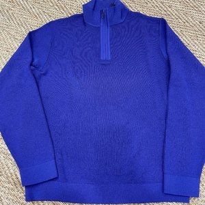St. Croix Mock Neck Quarter Zip Sweater